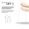 Schöner Wohnen-Kollektion QUILLO LED minimalist modern ring pendant light, Ø 60 cm