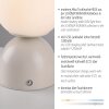 SCHÖNER WOHNEN-Kollektion RUDI LED globe table lamp with touch switch