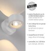 SCHÖNER WOHNEN-Kollektion CHIA LED 2-light globe wall lamp 3000 K 220 lm 2 W
