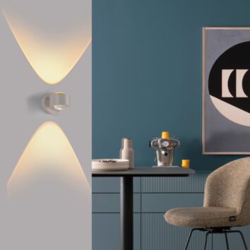 SCHÖNER WOHNEN-Kollektion CHIA LED Up-Down Wandleuchte 2-flammig für Flur