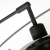 Steinhauer modern Arc floor lamp Bambus with five adjustable arms and Ecru shades