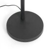 Steinhauer modern Arc floor lamp Bambus with five adjustable arms and Ecru shades