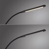 Paul Neuhaus LED curved-arm floor lamp ELLY, adjustable colour temperature 2700-5000 Kelvin