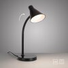Leuchten Direkt adjustable LED table lamp PIXIE with curved stem, 3000 Kelvin warm white