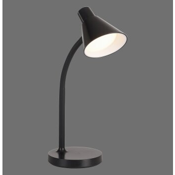 Leuchten Direkt adjustable LED table lamp PIXIE with curved stem, 3000 Kelvin warm white