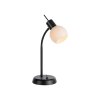 Leuchten Direkt Adjustable Table Lamp LOKI, modern gooseneck for bedside reading