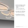 Leuchten Direkt LED ceiling light PEBBLES memory function, 3000 Kelvin warm white