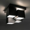 Leuchten Direkt LED ceiling light TETRIS, angular modules, 3000 Kelvin warm white