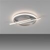 Leuchten Direkt LED Ceiling Light KORSA, Ring-Bar, Memory Function, 3000 Kelvin Warm White