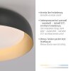 Leuchten Direkt LED Ceiling Light OSKO, Round, Adjustable Colour Temperature 3000 Kelvin