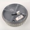 Leuchten Direkt LED ceiling light KULUNKA with faceted clear glass, 3000 Kelvin warm white