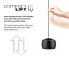 Leuchten Direkt LED Pendant Light BALLINI, height-adjustable, 3000 Kelvin warm white