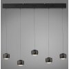 Leuchten Direkt LED pendant light BALLINI, height-adjustable, 3000 Kelvin warm white