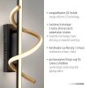 Leuchten Direkt LED spiral wall light Emanda, brass spiral, 3000 Kelvin warm white