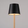 Leuchten Direkt warm-white LED Table Lamp EURIA with Memory Function, black tapered shade