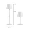 Leuchten Direkt LED Table Lamp BOTERIA, angled shade, adjustable, 3000 Kelvin warm white