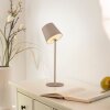 Leuchten Direkt LED table lamp BOTERIA, sand-coloured, 3000 Kelvin warm white, adjustable