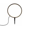 Leuchten Direkt LED ground spike light ZIRKULU, ring-shaped head, 3000 Kelvin warm white