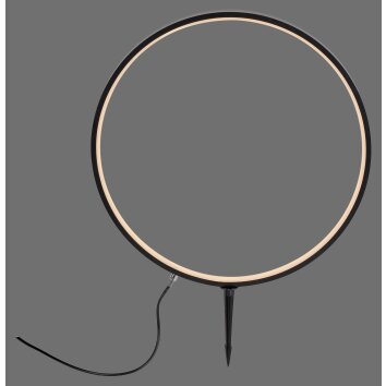 Leuchten Direkt LED Ground Spike Light ZIRKULU, circular frame, 3000 Kelvin warm white