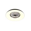 Reality LED ceiling fan light Svaerholt, RGB, adjustable colour temperature 2700-6500 Kelvin