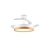 Reality LED ceiling fan light Volda, adjustable colour temperature 2700-6500 Kelvin