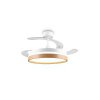 Reality LED ceiling fan light Volda, adjustable colour temperature 2700-6500 Kelvin