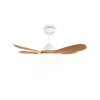 Reality LED ceiling fan Flen, adjustable colour temperature 2700-6500 Kelvin