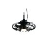 Reality LED caged ceiling fan light Oslo IP44 adjustable colour temperature 2700-6500 Kelvin