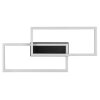 Brilliant LED rectangular-frame ceiling light Jorvic with two overlapping frames