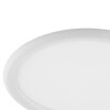 Brilliant LED ceiling light Carloz, flat, round, memory function, 3000 Kelvin warm white