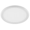 Brilliant LED ceiling light Carloz, flat, round, memory function, 3000 Kelvin warm white