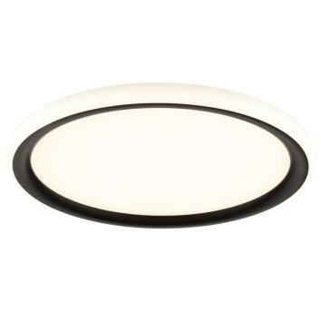 Brilliant LED round ceiling light Carloz, with memory function, 3000 Kelvin warm white