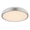 Brilliant flat-round LED ceiling light Livius adjustable colour temperature 2700-6500 Kelvin