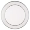 Brilliant LED ceiling light Luciano, flat round, white shade, 4000 Kelvin neutral white