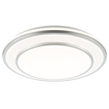 Brilliant LED round ceiling light Luciano, white, adjustable light colour 2700-6500 Kelvin