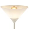 Brilliant modern floor lamp Spari with a conical uplighter and curved reading arm