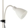Brilliant modern floor lamp Spari with a conical uplighter and curved reading arm
