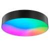 Brilliant LED ceiling light Samir, remote dimming, adjustable light colour 3000-6500 Kelvin