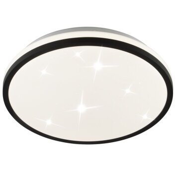 Brilliant flat LED ceiling light Taya, adjustable colour temperature 2700-6500 Kelvin