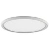 Brilliant flat, round LED ceiling light Carloz, memory function, 3000 Kelvin warm white