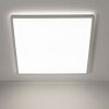 Brilliant LED square ceiling light Tanida, adjustable colour temperature 3000-6500 Kelvin