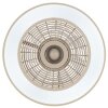 Brilliant flat LED ceiling fan Catania, adjustable colour temperature 2700-6500 Kelvin