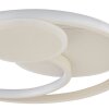 Brilliant LED ceiling light Runda, memory function, warm white 3000 Kelvin, layered rings