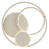 Brilliant LED ceiling light Runda, memory function, warm white 3000 Kelvin, layered rings