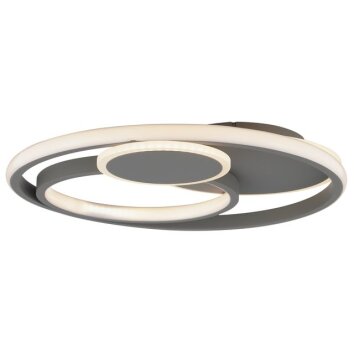 Brilliant LED round ceiling light Runda, memory function, 3000 Kelvin warm white