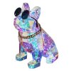 Brilliant LED table lamp Gaston, clear faceted dog, warm white, 3000 Kelvin