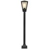 Brilliant Path Light Westcliff with a tapered lantern head, modern anthracite finish