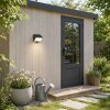 Brilliant LED Solar Wall Light Sierra, black, adjustable light colour 2700-6500 Kelvin