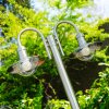 Elima lamppost stainless steel, 2-light sources