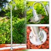 Elima lamppost stainless steel, 2-light sources